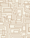 Geometric Lines Rectangles Pattern Rug