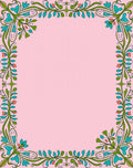Elegant Floral Swirls Accent Rug