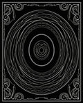 Art Nouveau Swirls Concentric Circles Rug