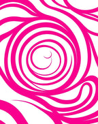 Bright Swirl Pattern Rug
