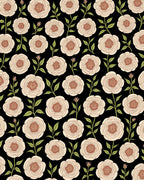 Classic Floral Pattern With Rose Designs Rug