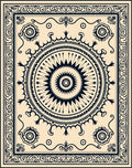 Mandala Style Ornate Classic Rug
