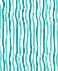 Blue Teal Vertical Wavy Strokes Rug