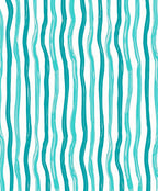 Blue Teal Vertical Wavy Strokes Rug