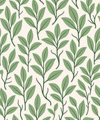 Leafy Botanical Pattern Rug