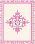 Vintage Pink Floral Ornament Rug