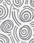Abstract Swirls Lines Pattern Rug
