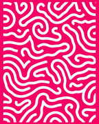 Bold Abstract Swirl Pattern Rug