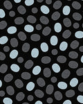 Gray Blue Pebble Pattern Design Rug
