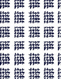 Classic Houndstooth Patterned Rug