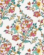 Vibrant Floral Pattern With Colorful Blooms Rug