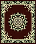 Central Mandala Ornate Border Design Rug