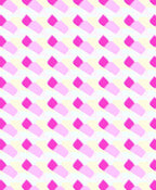 Pink And Yellow Geometric Pattern Rug