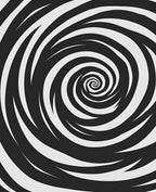 Abstract Swirl Pattern Rug