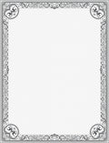 Ornate Black Flourish Scroll Frame Rug