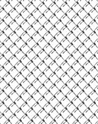 Monochrome Diamond Mesh Pattern Rug