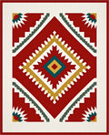 Bold Geometric Southwest Diamond Pattern Rug