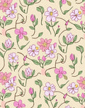 Delicate Floral Vine Pattern Rug