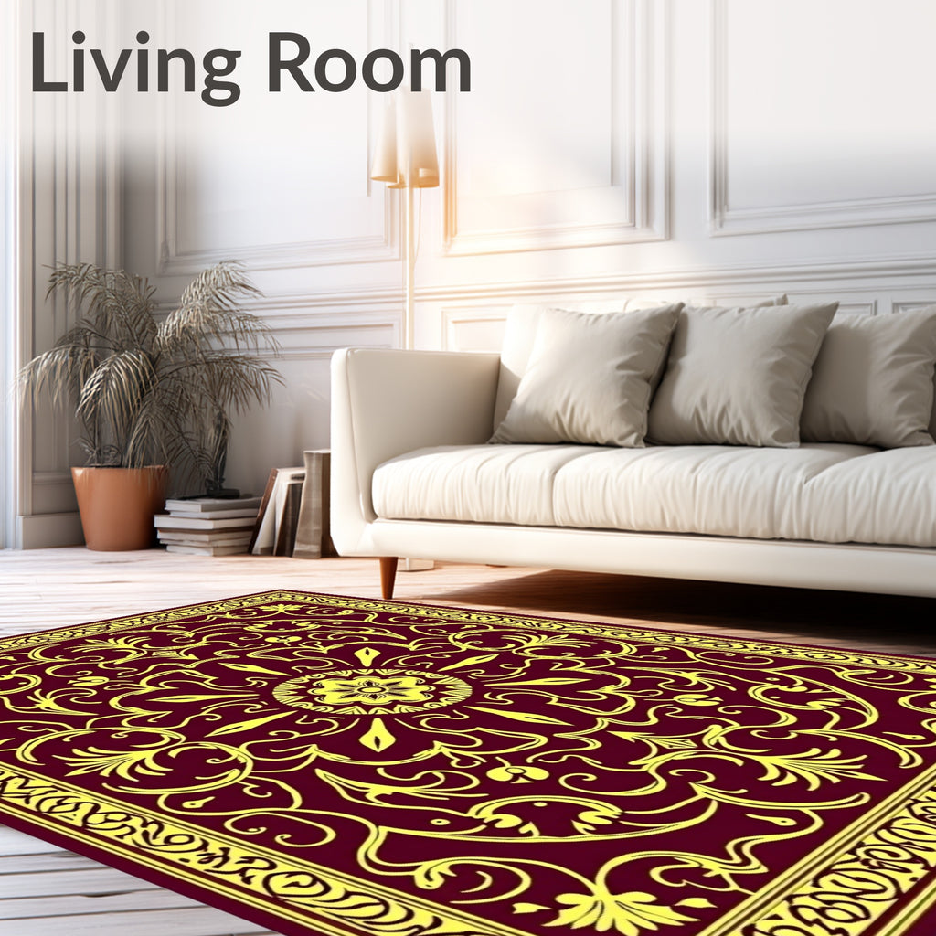 Classic Floral Medallion Design Rug