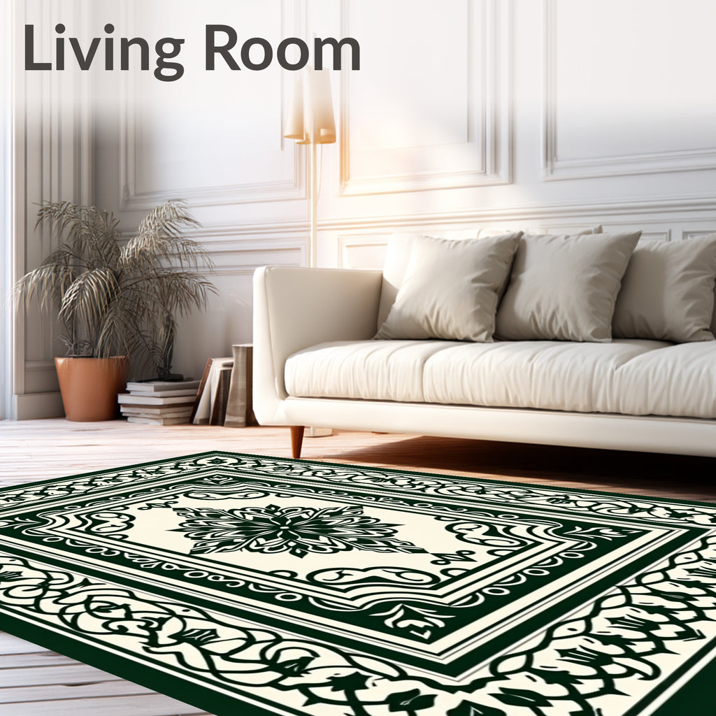 Traditional Elaborate Floral Medallion Rug