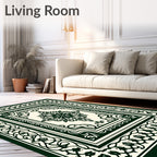 Traditional Elaborate Floral Medallion Rug