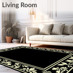 Classic Ivory Vine Border Rug