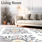 Mandala Floral Botanical Charm Rug