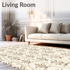 Classic Ornamental Flourish Pattern Rug