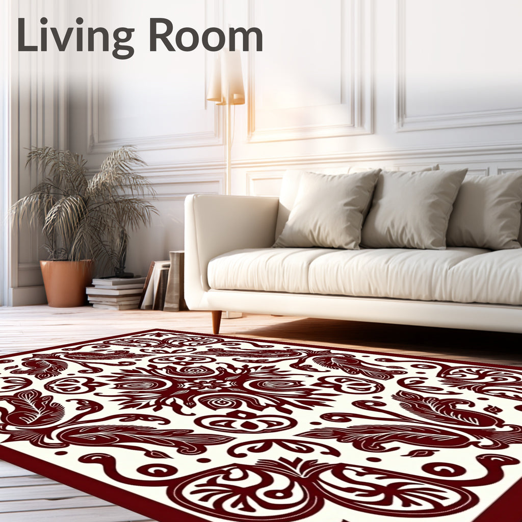 Classic Regal Floral Medallion Design Rug