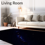 Deep Space Nebula Star Pattern Design Rug
