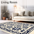 Classic Floral Vine Pattern Rug