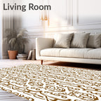 Ornate Tribal Inspired Pattern Design Rug