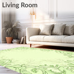 Ornate Vine Botanical Graphic Rug