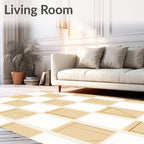 Geometric Line Art Patterned Rug