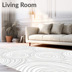 Abstract Swirl Pattern Design Rug