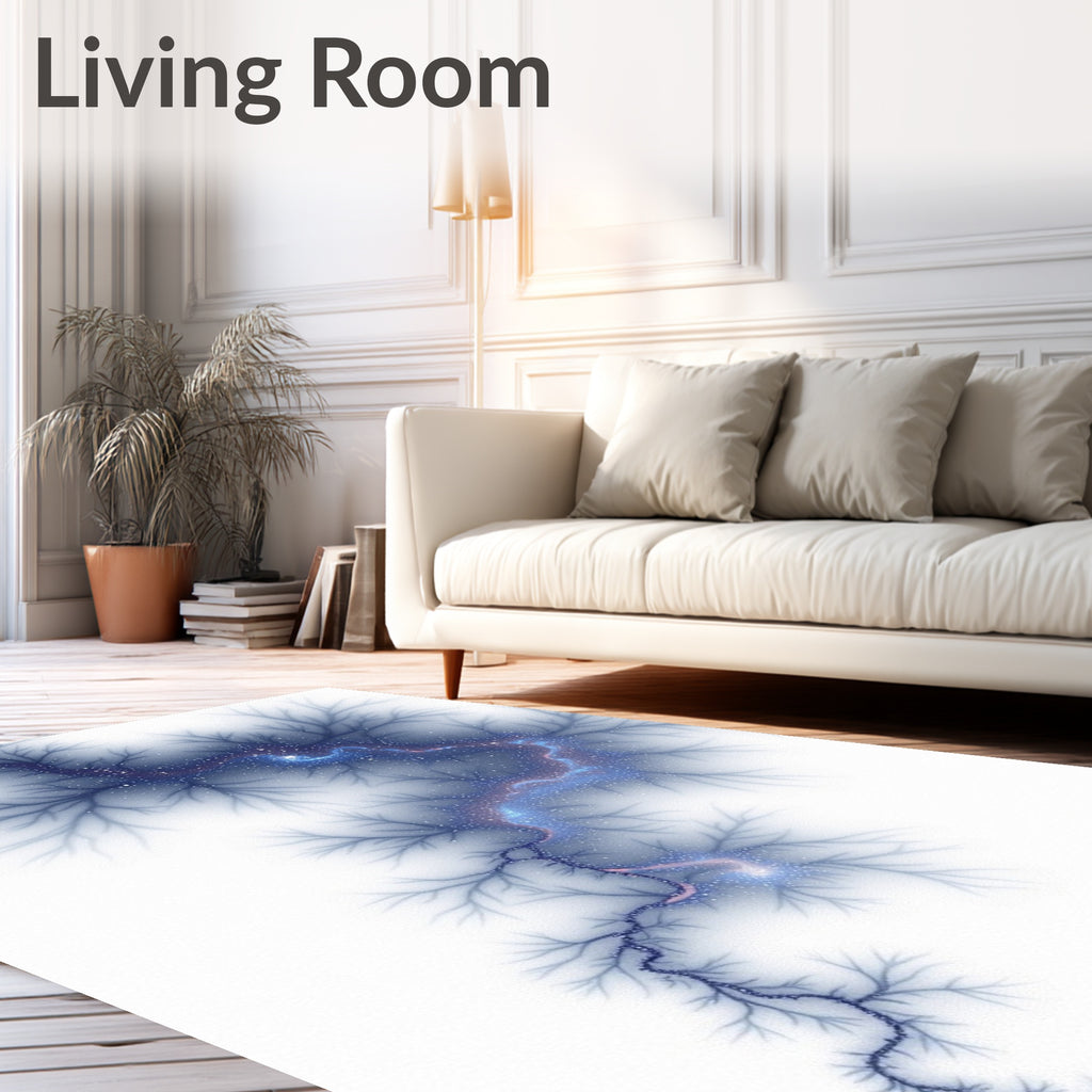 Celestial Branch Nebula Pattern Rug