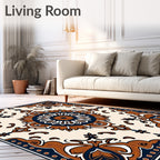 Classic Floral Medallion Pattern Rug