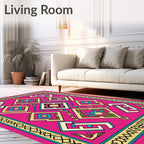Bold Geometric Ethnic Inspired Rug