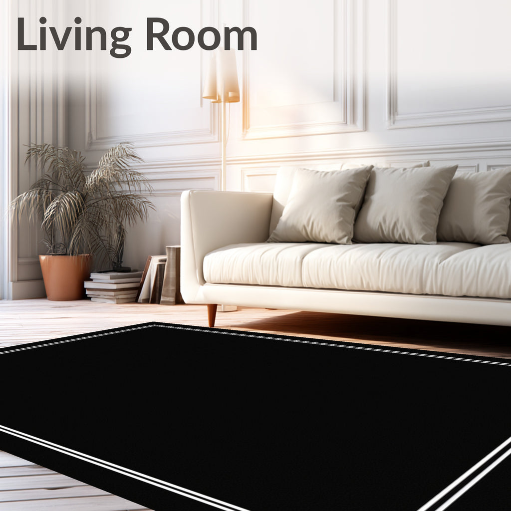 Classic Double Border Design Rug
