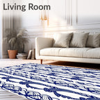 Classic Knotted Rope Pattern Rug