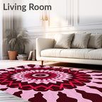 Floral Mandala Patterned Rug