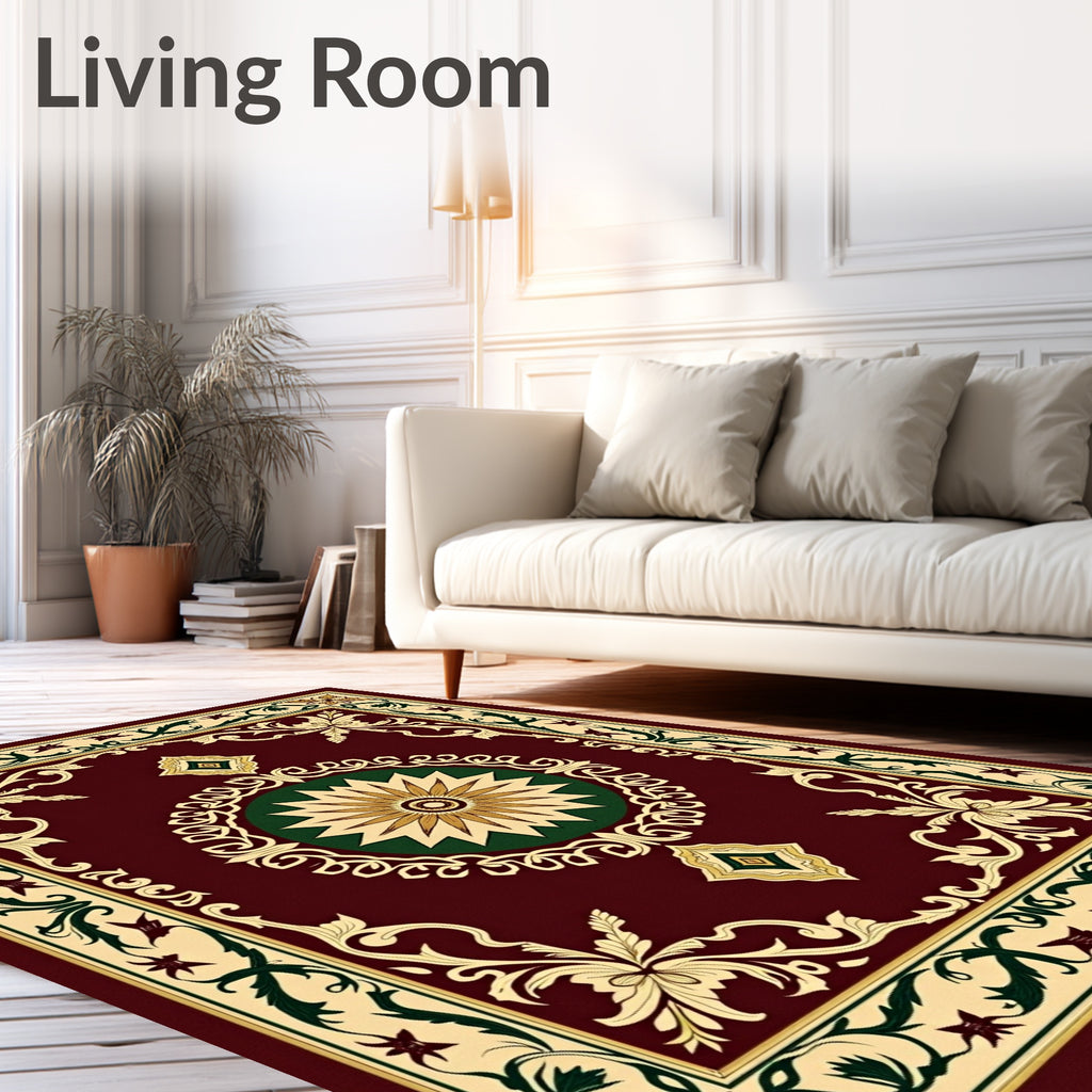 Grand Floral Medallion Design Rug