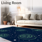 Swirl Galaxy Pattern Rug