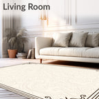 Classic Swirls Ornate Border Rug