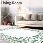 Vine Leaf Border Classic Design Rug