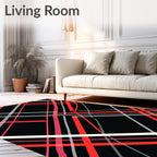 Sharp Lines Bold Color Collage Rug