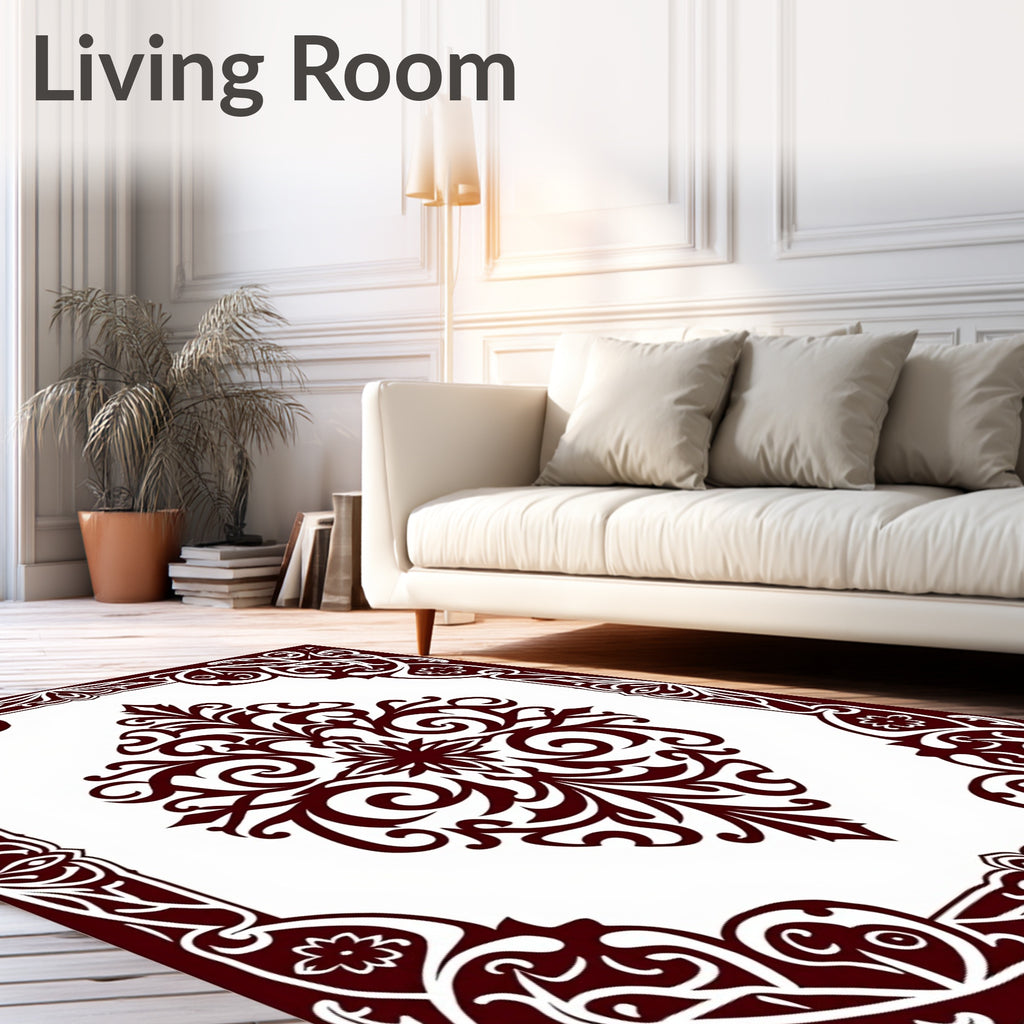 Classic Regal Floral Medallion Pattern Rug