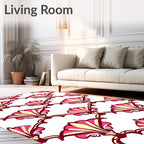 Art Deco Fan Pattern Rug