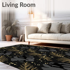 Golden Camel Constellation Night Rug