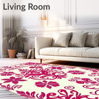 Regal Floral Damask Pattern Rug